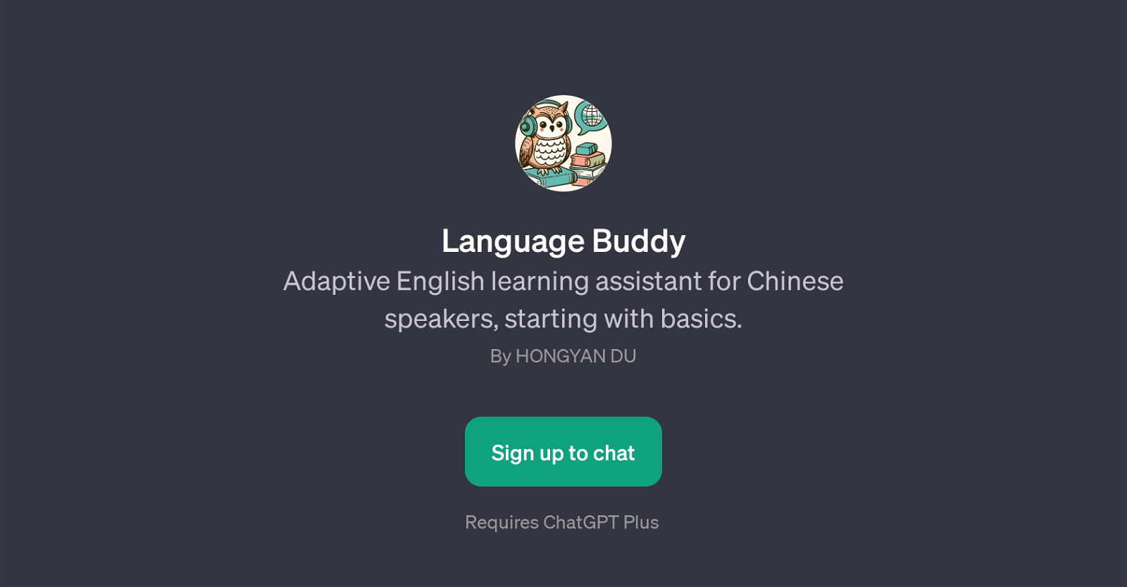 Language Buddy website