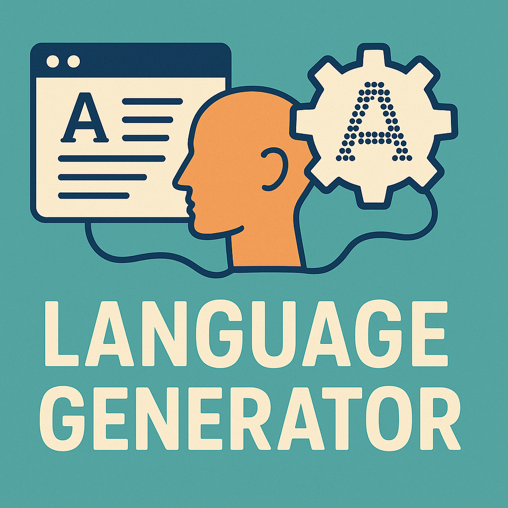 Language Generator website