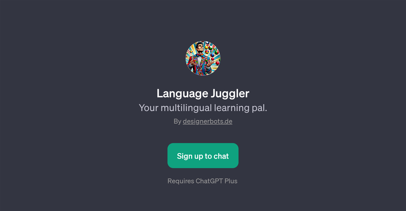 Language Juggler website