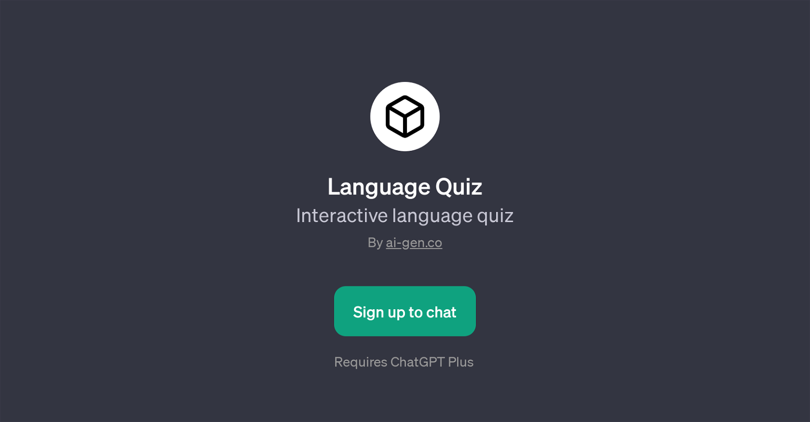 Language Quiz website