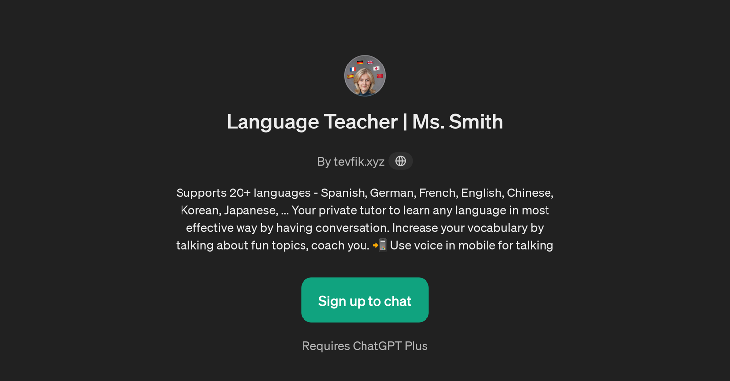 Language Teacher | Ms. Smith website