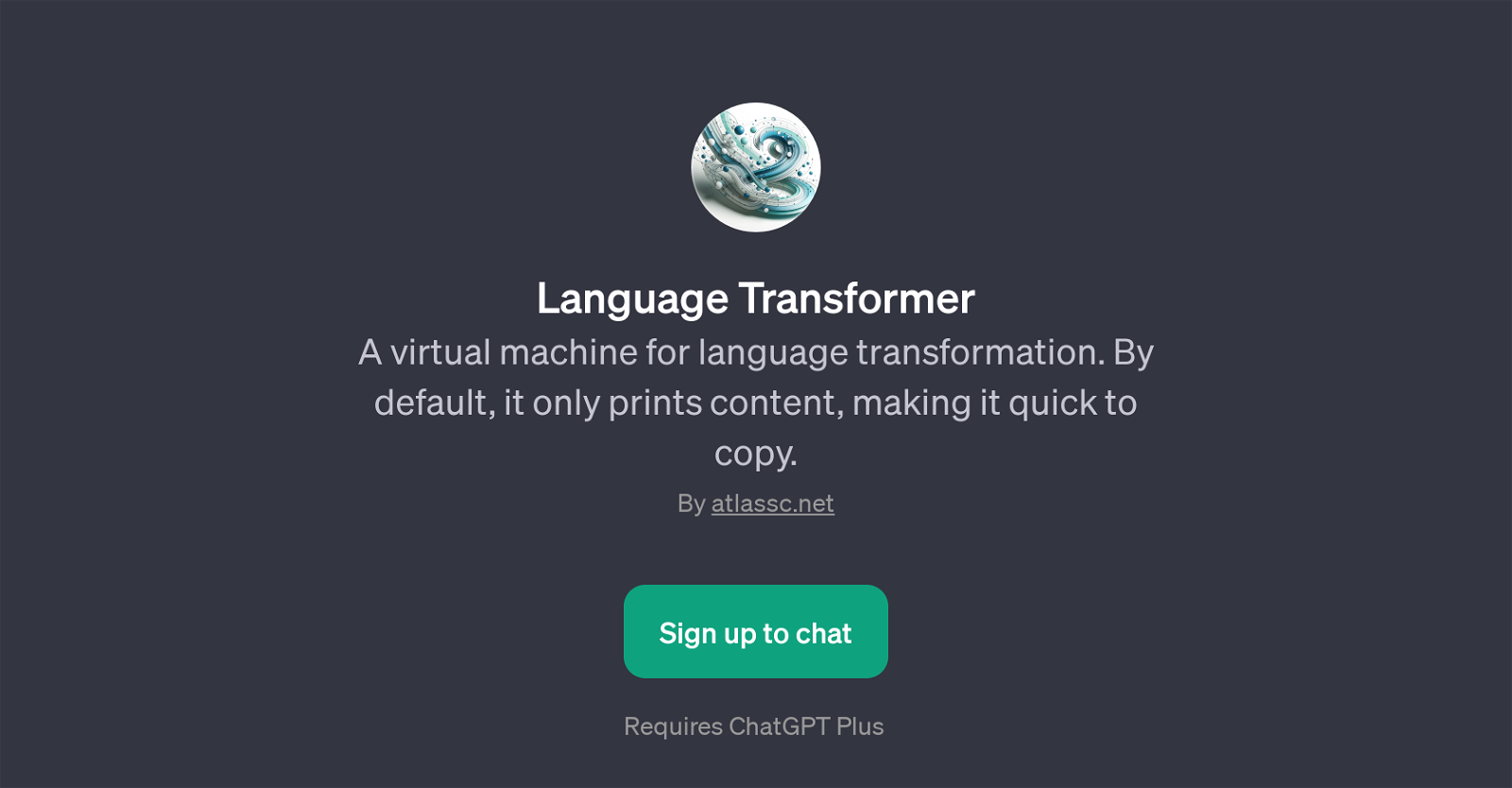 Language Transformer website