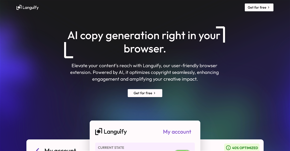 Languify AI website
