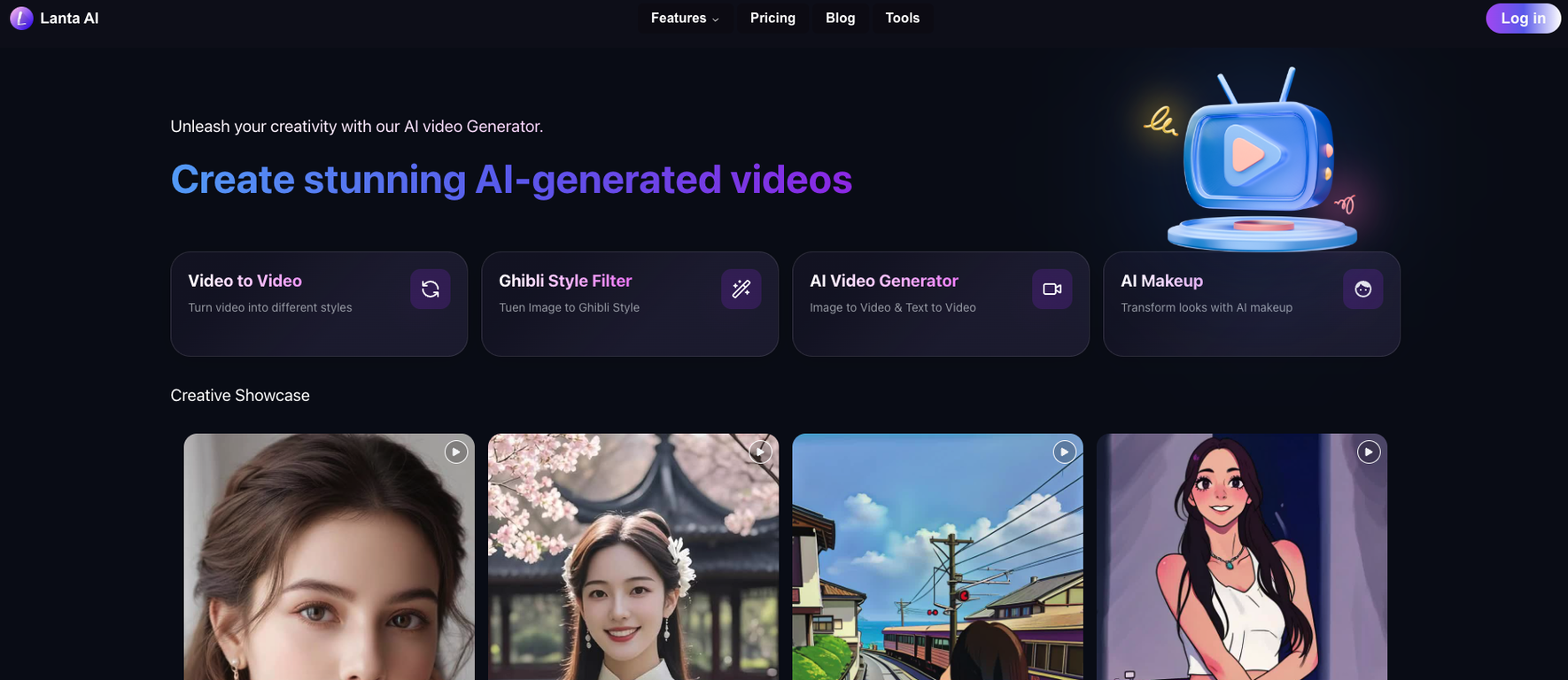 Lanta AI website