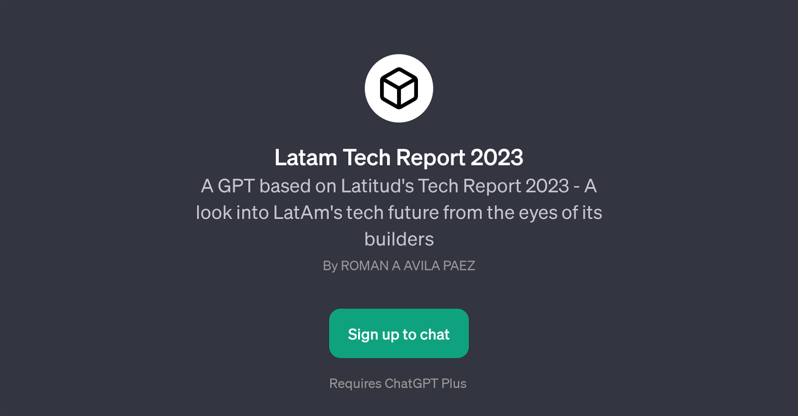 Latam Tech Report 2023 website