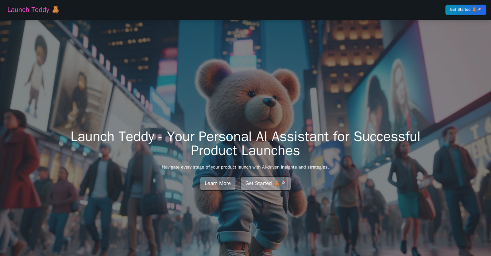 Launch Teddy website