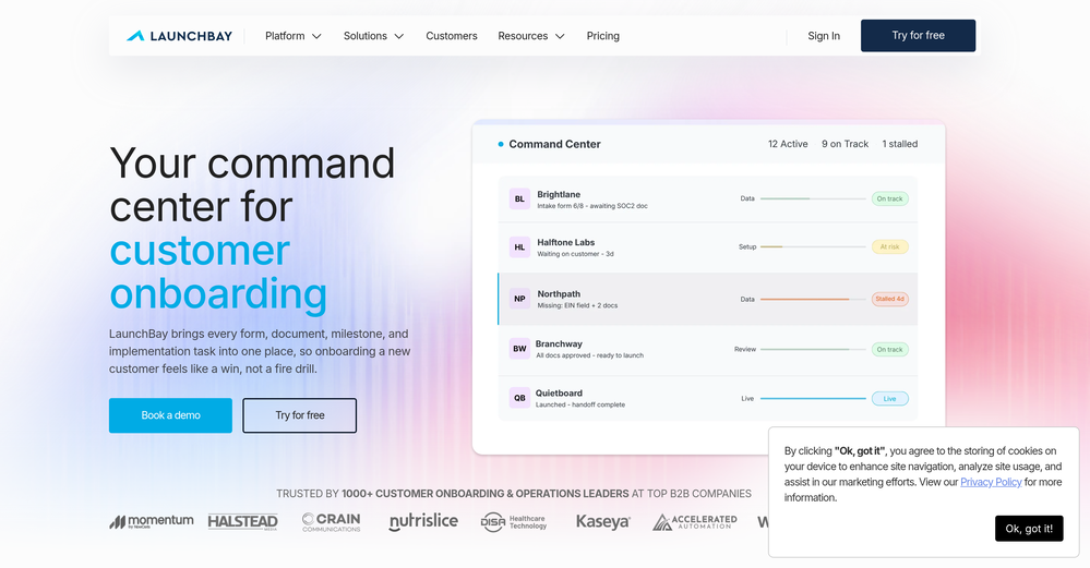 LaunchBay website