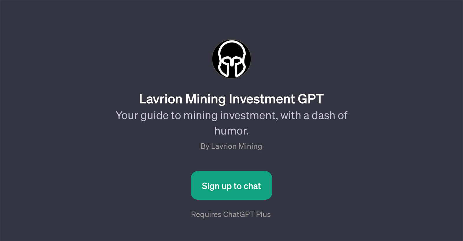 Lavrion Mining Investment GPT website