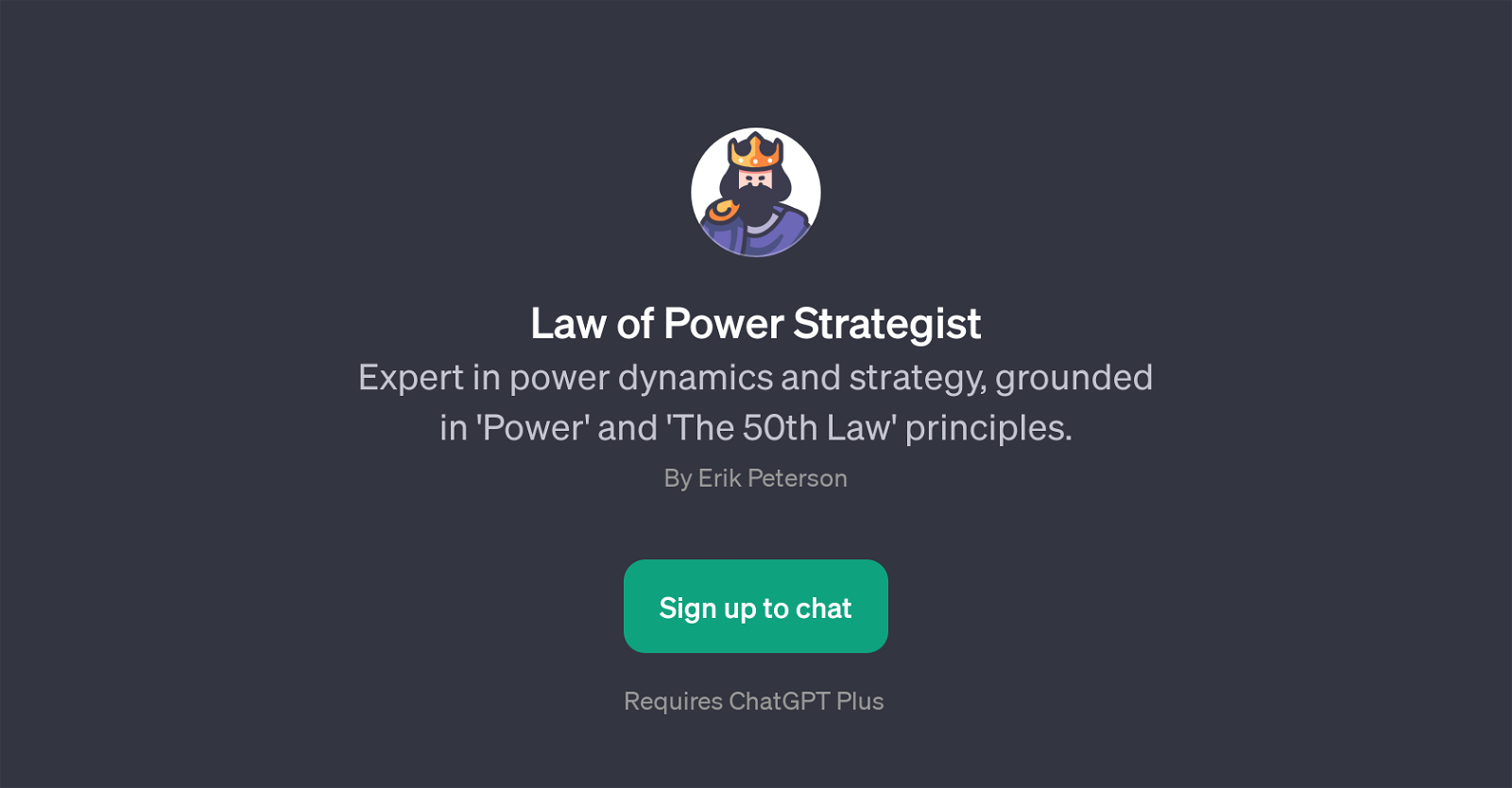 Law of Power Strategist website