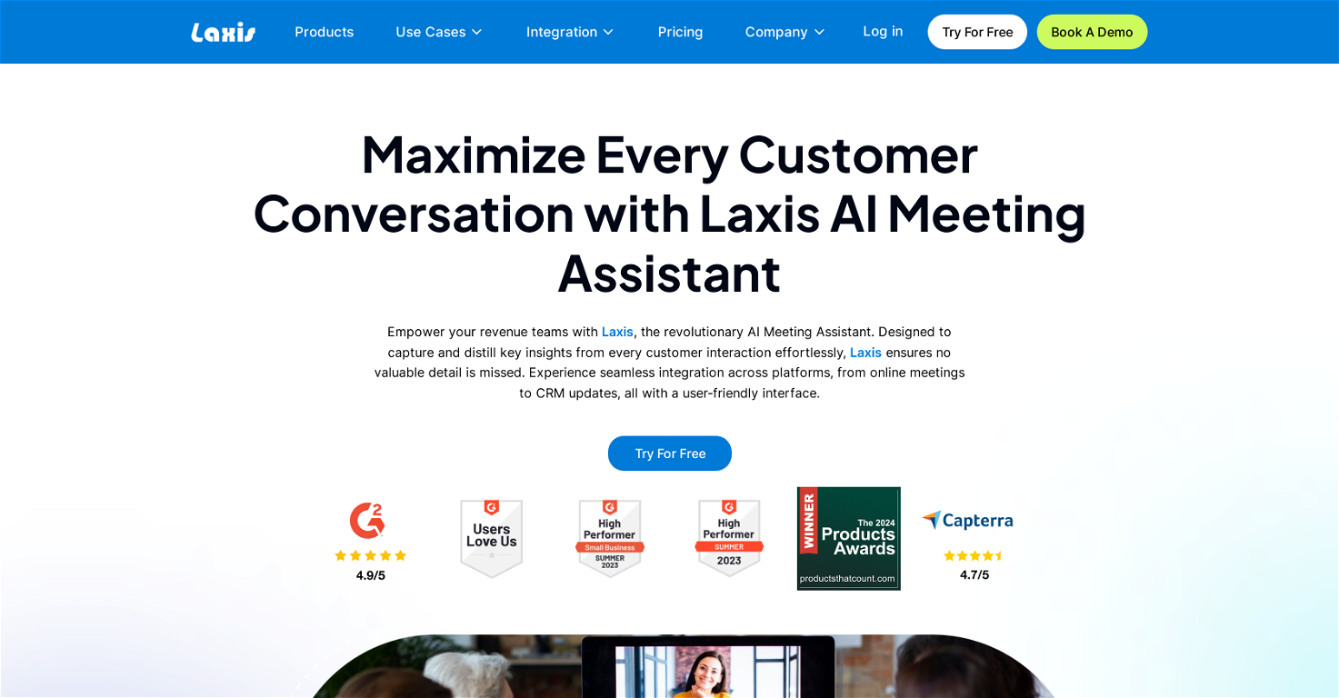 Laxis 2.0 website