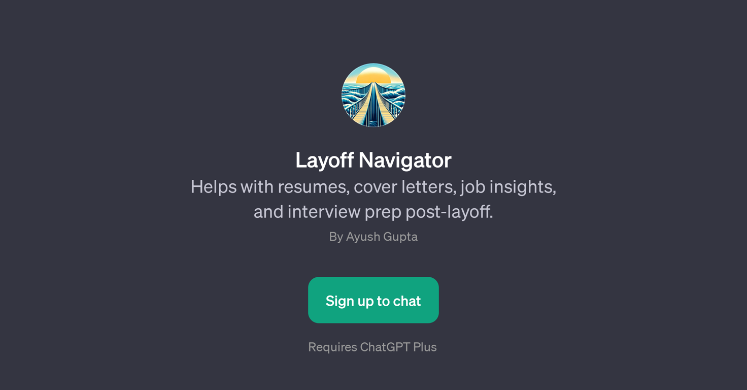 Layoff Navigator website