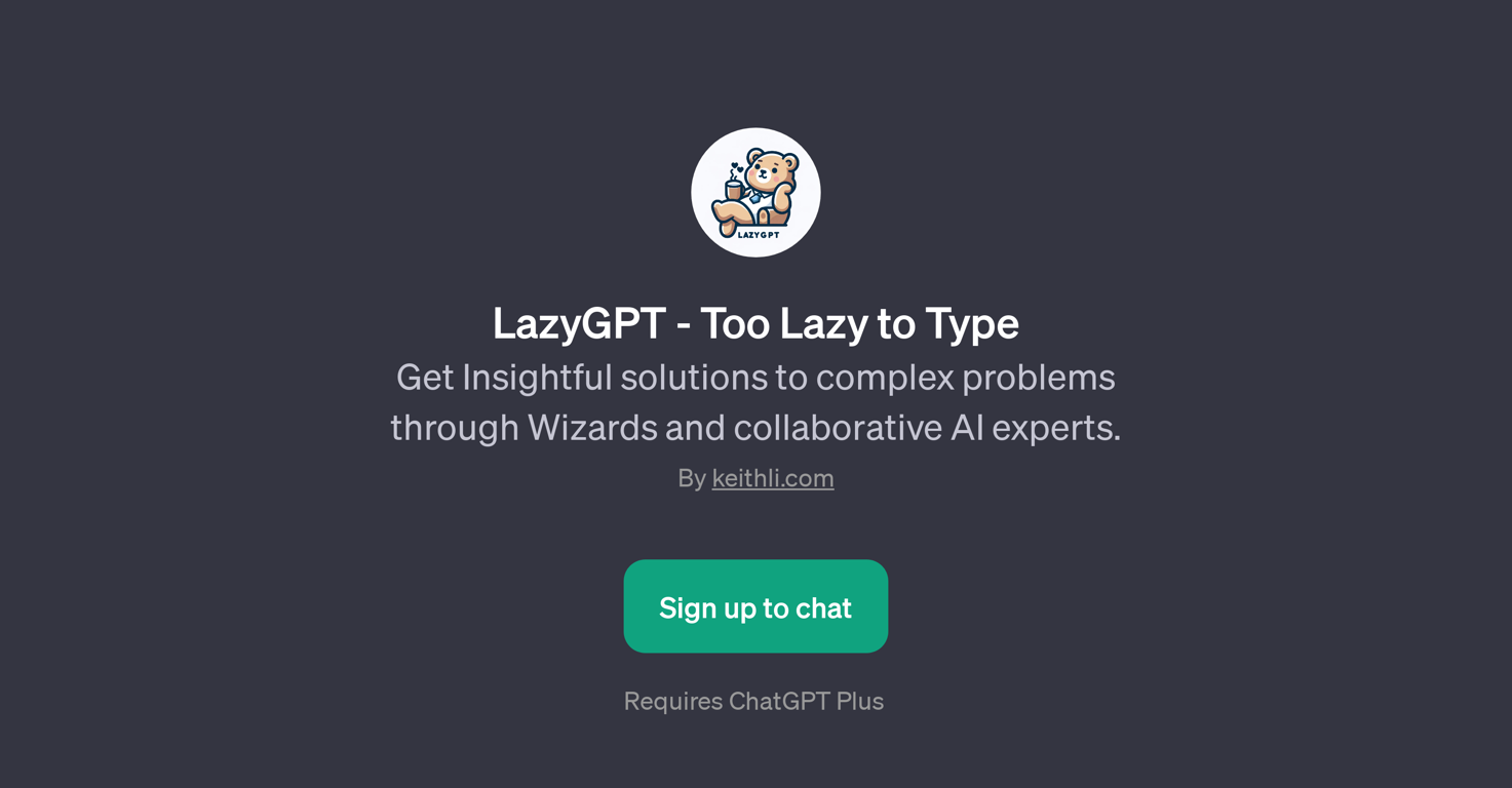 LazyGPT website
