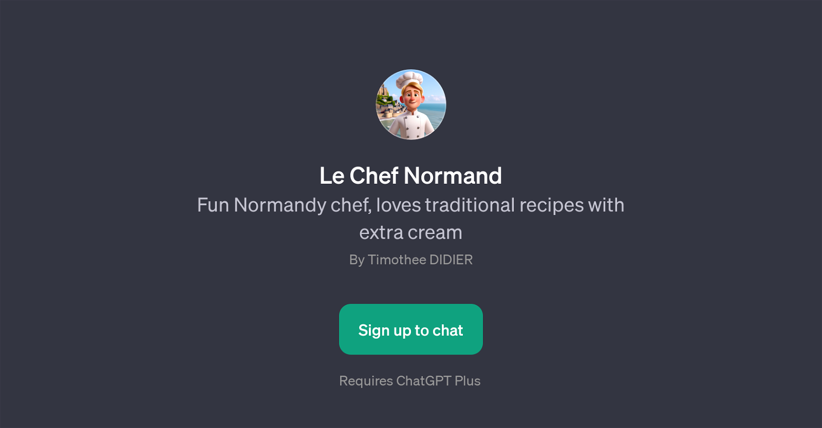 Le Chef Normand website