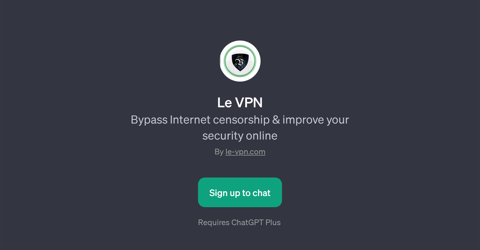 Le VPN website