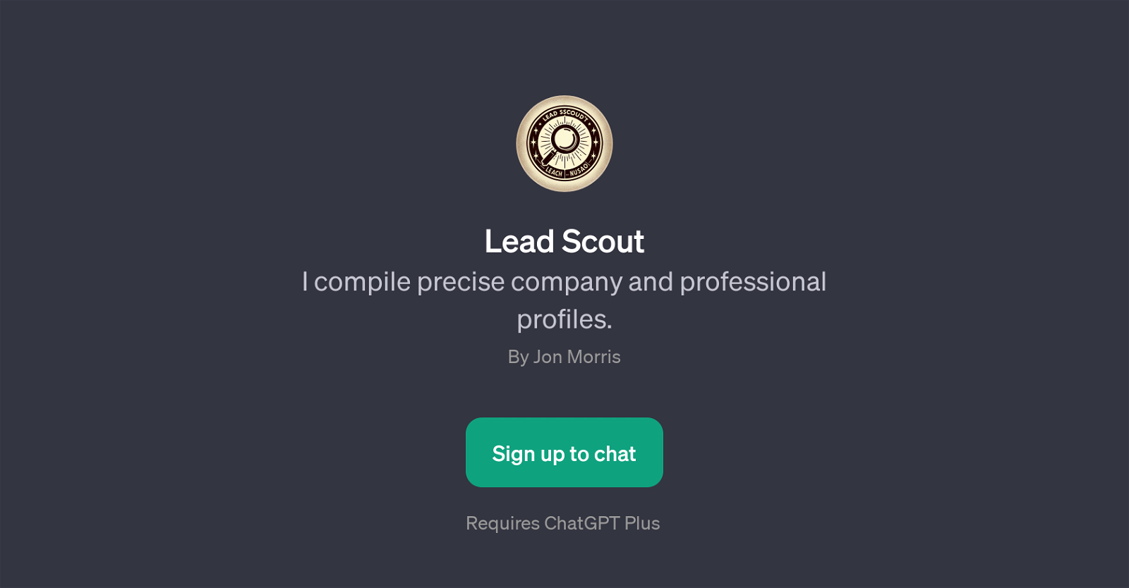 Lead Scout website