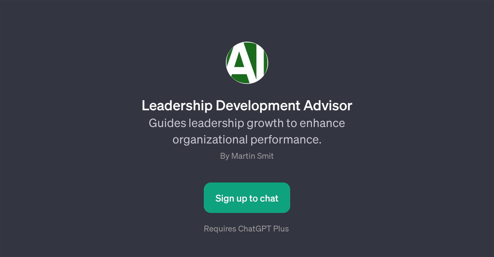 Leadership Development Advisor website