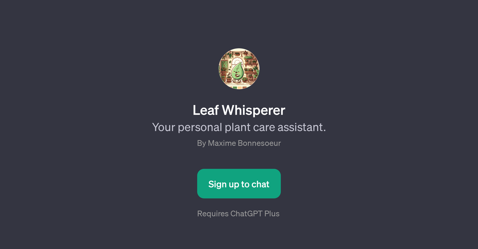 Leaf Whisperer website