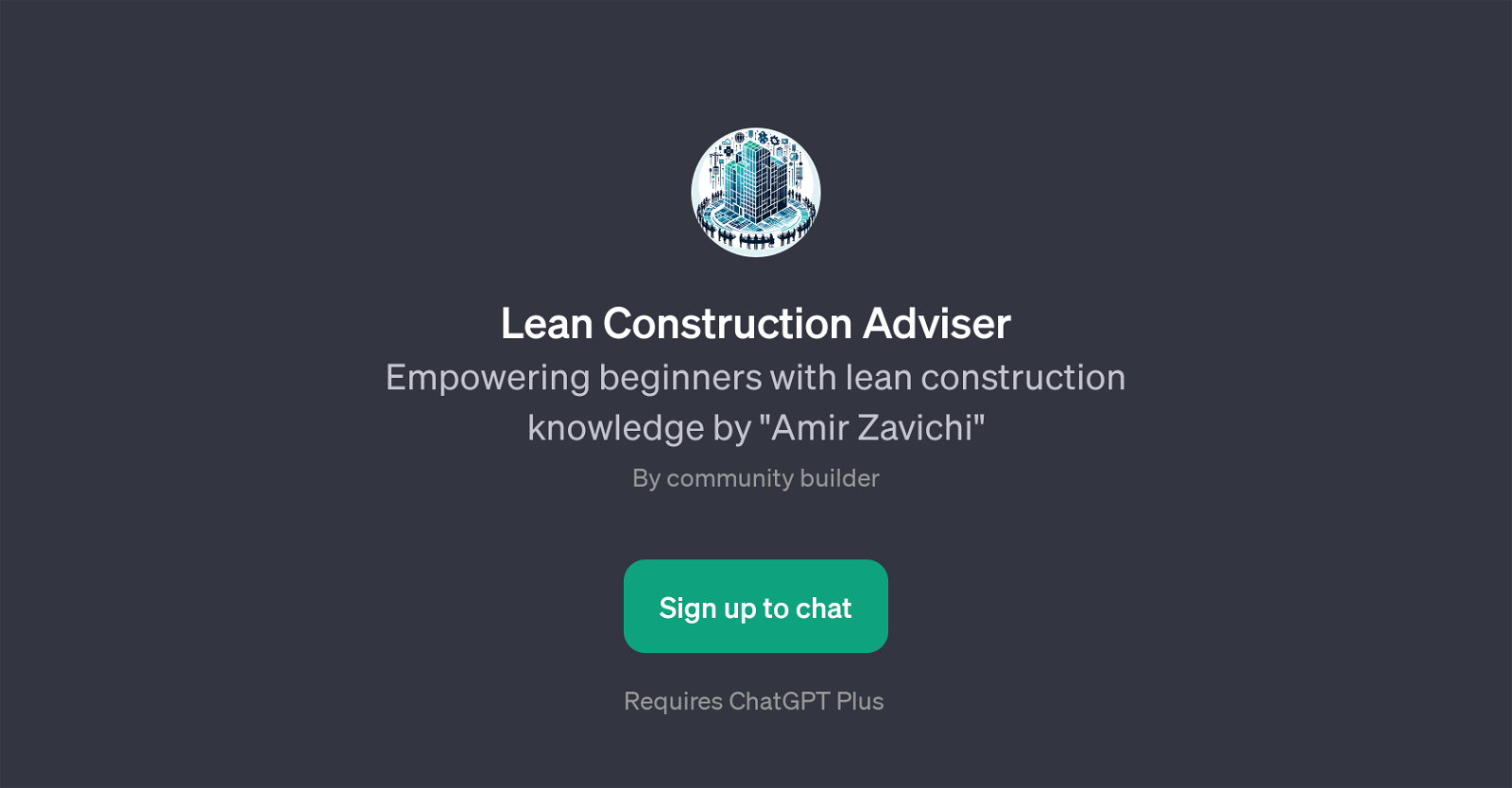 Lean Construction Adviser website