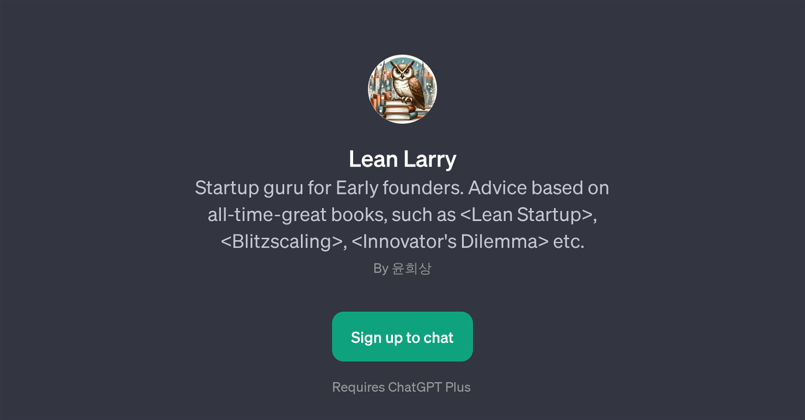 Lean Larry website