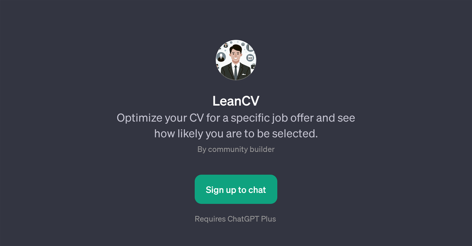 LeanCV website