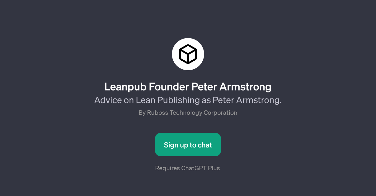 Leanpub Founder Peter Armstrong website