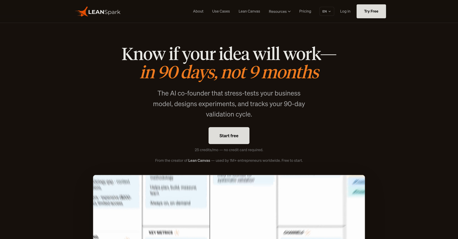 LEANSpark website