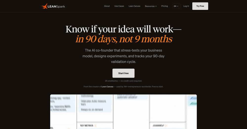 LEANSpark website