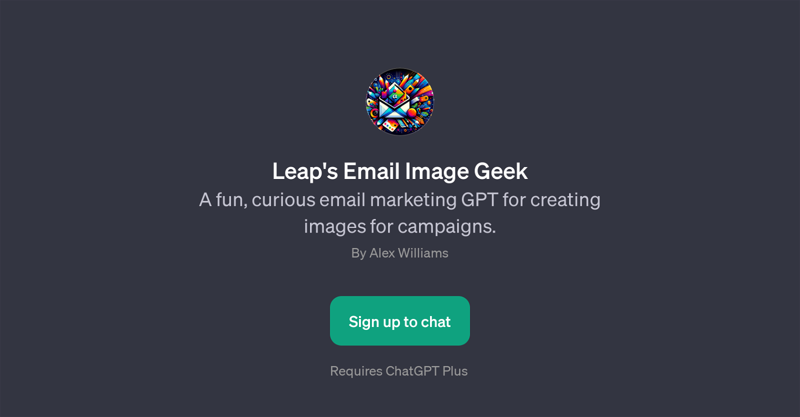 Leap's Email Image Geek website