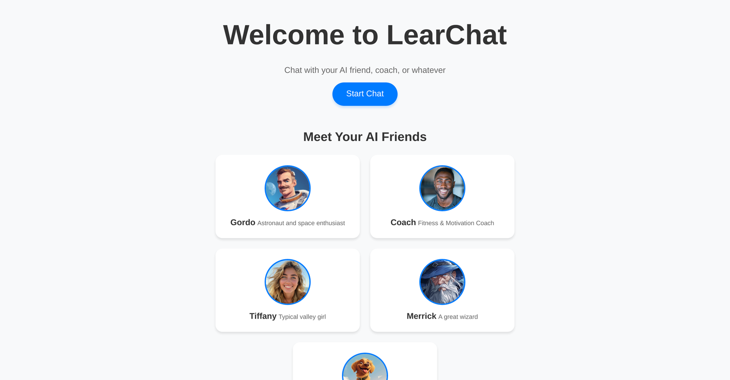 LearChat website