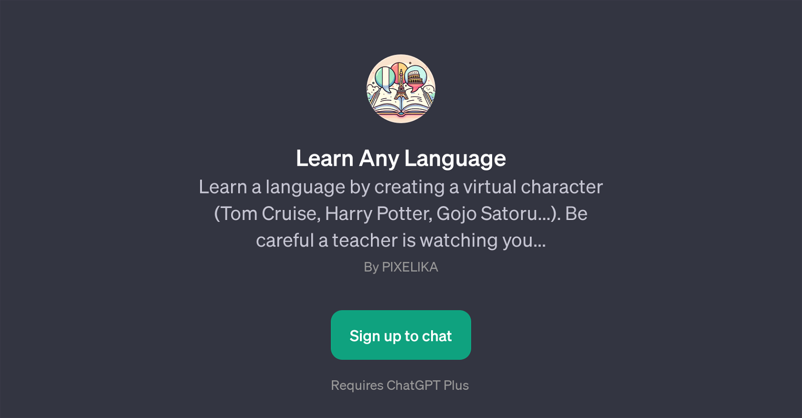 Learn Any Language website