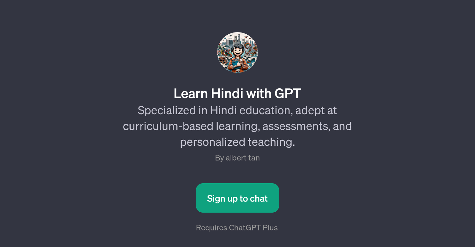 Learn Hindi with GPT website