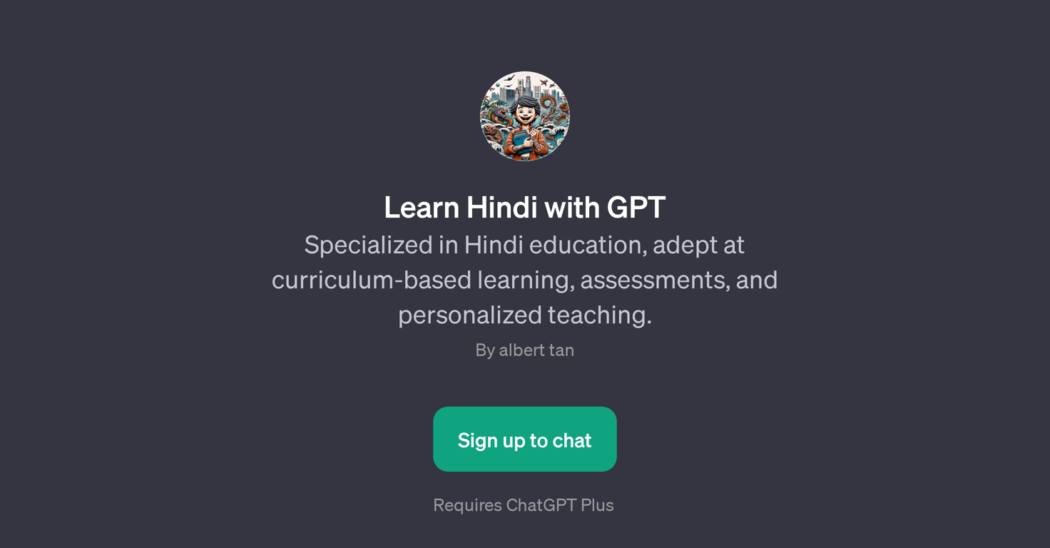 Learn Hindi with GPT website