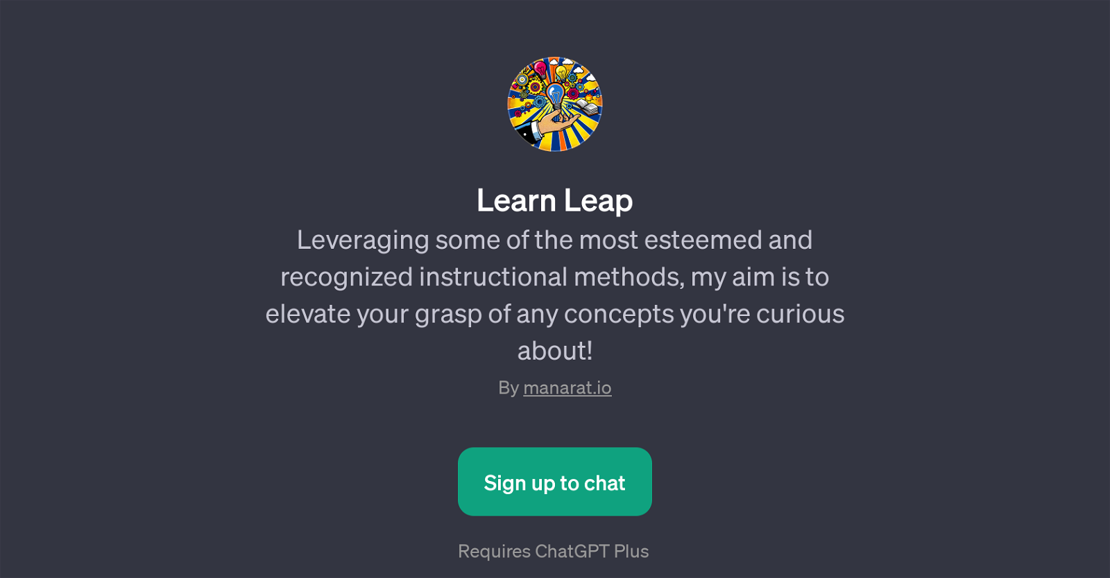Learn Leap website