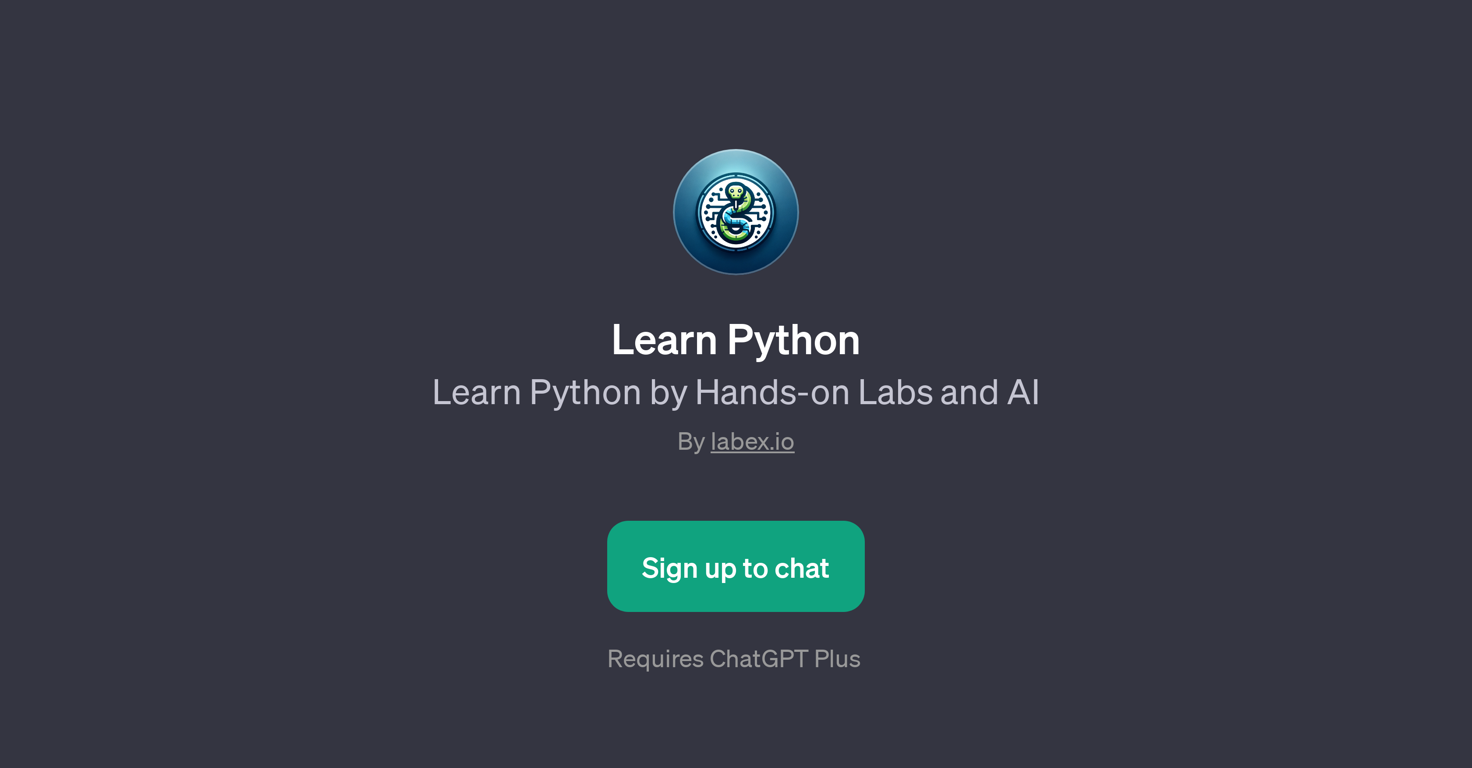Learn Python GPT website
