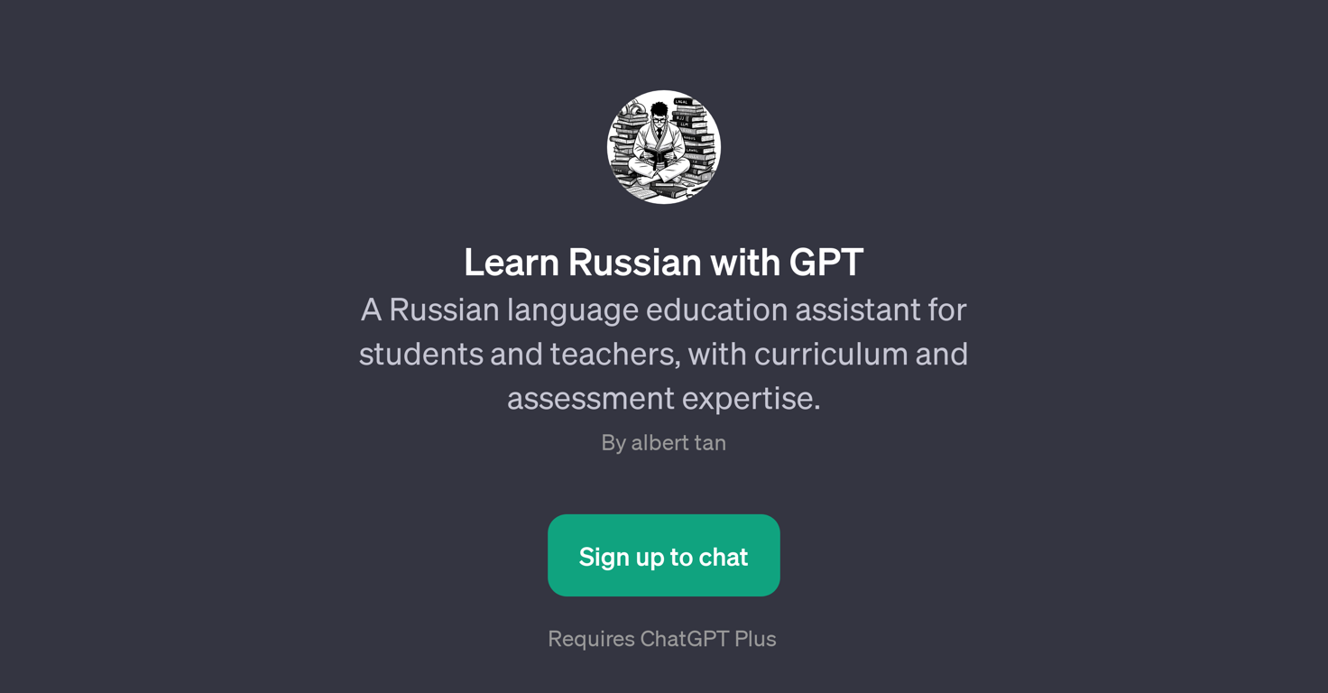 Learn Russian with GPT website
