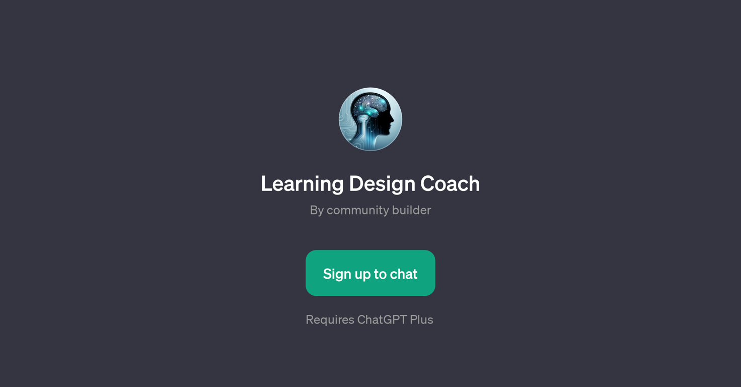 Learning Design Coach website