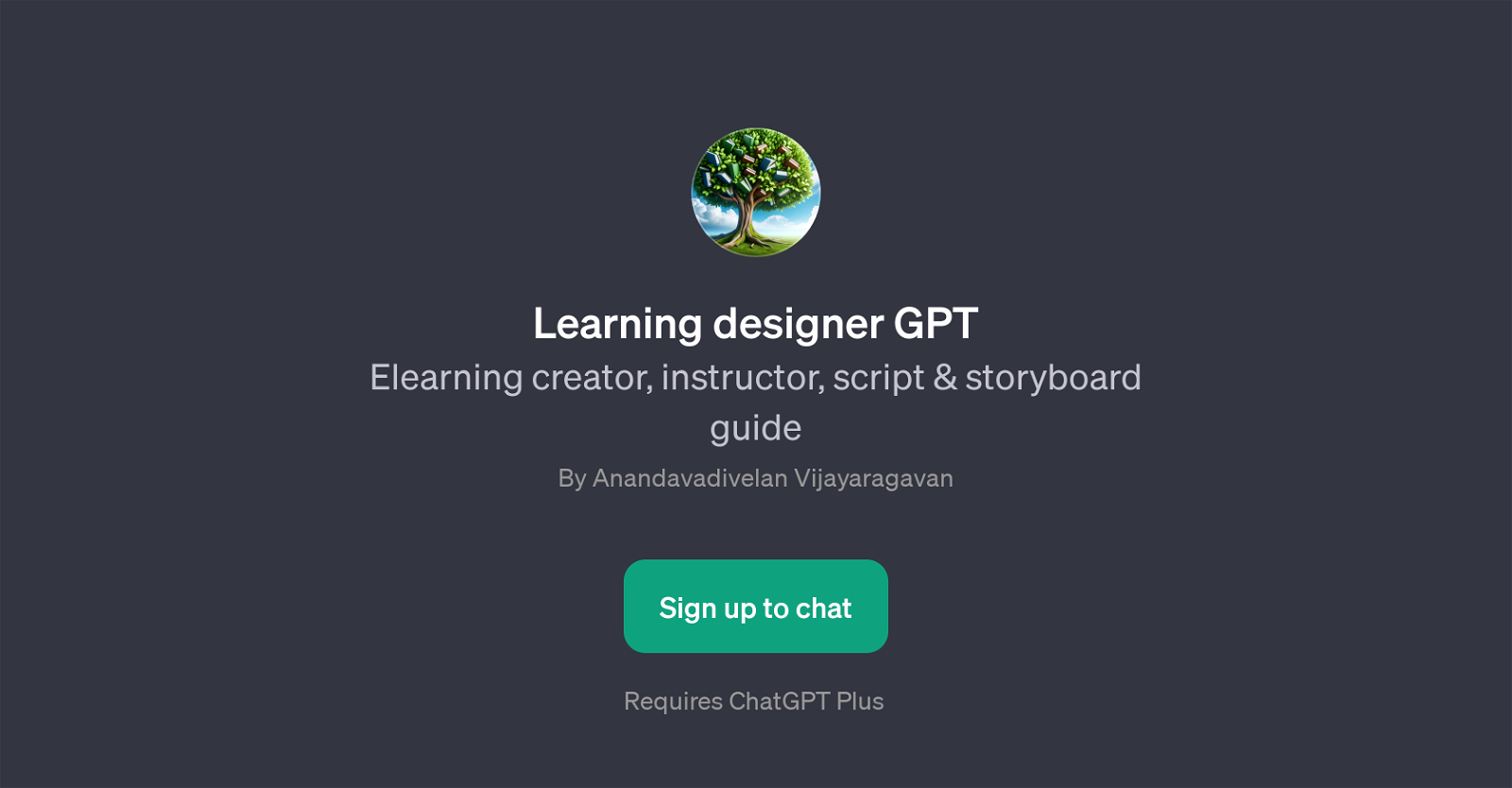 Learning Designer GPT website