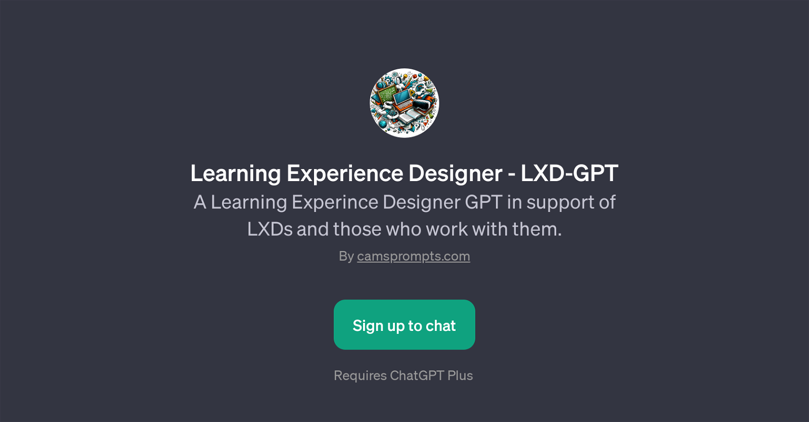 Learning Experience Designer - LXD-GPT website