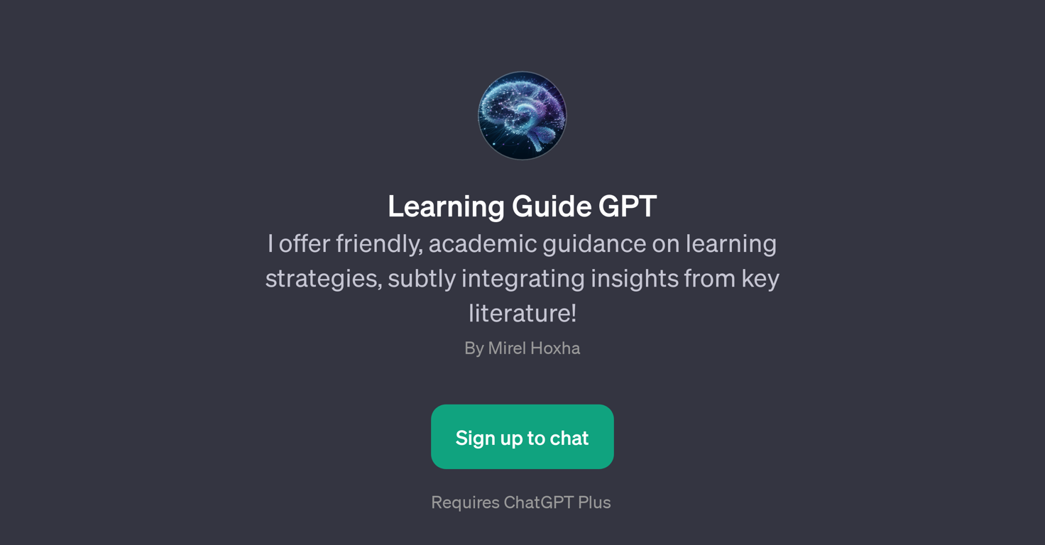 Learning Guide GPT website