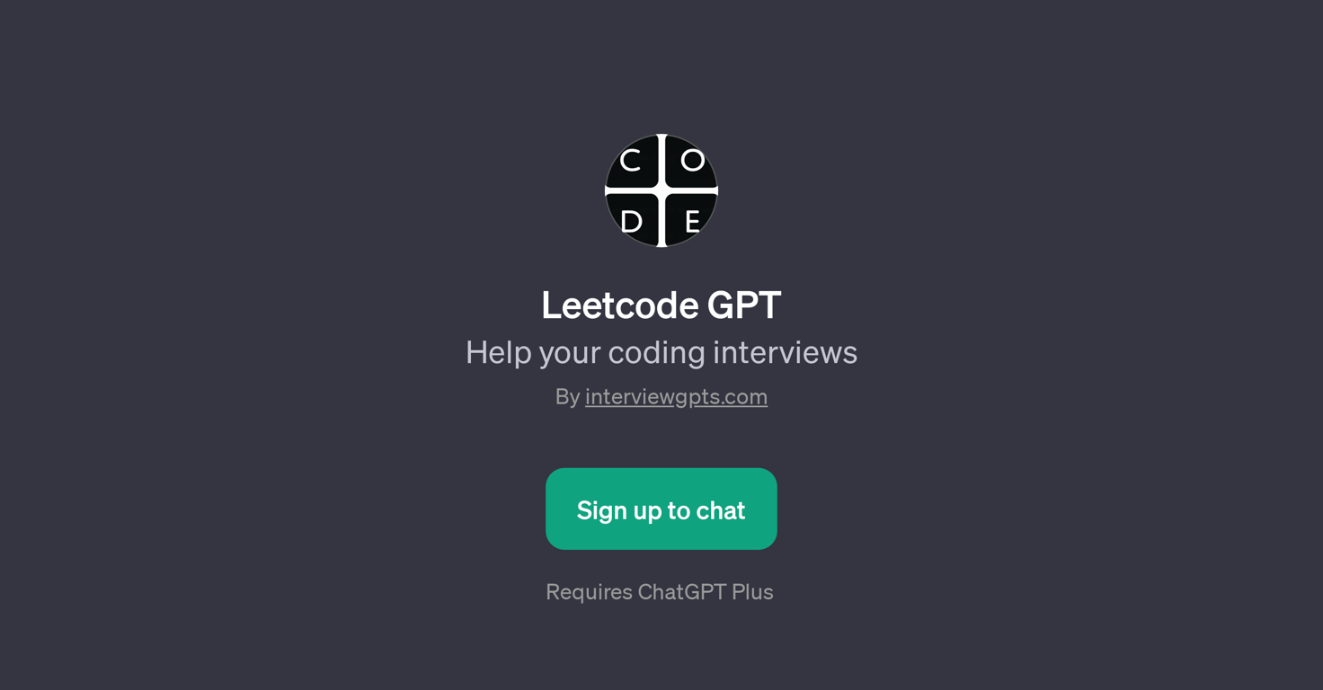 Leetcode GPT website