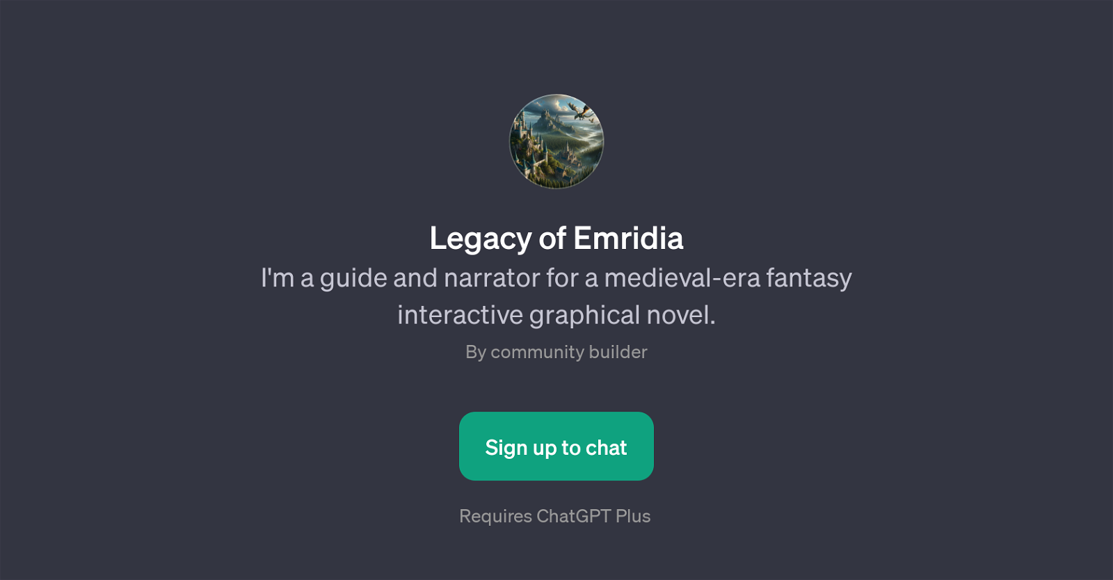 Legacy of Emridia website