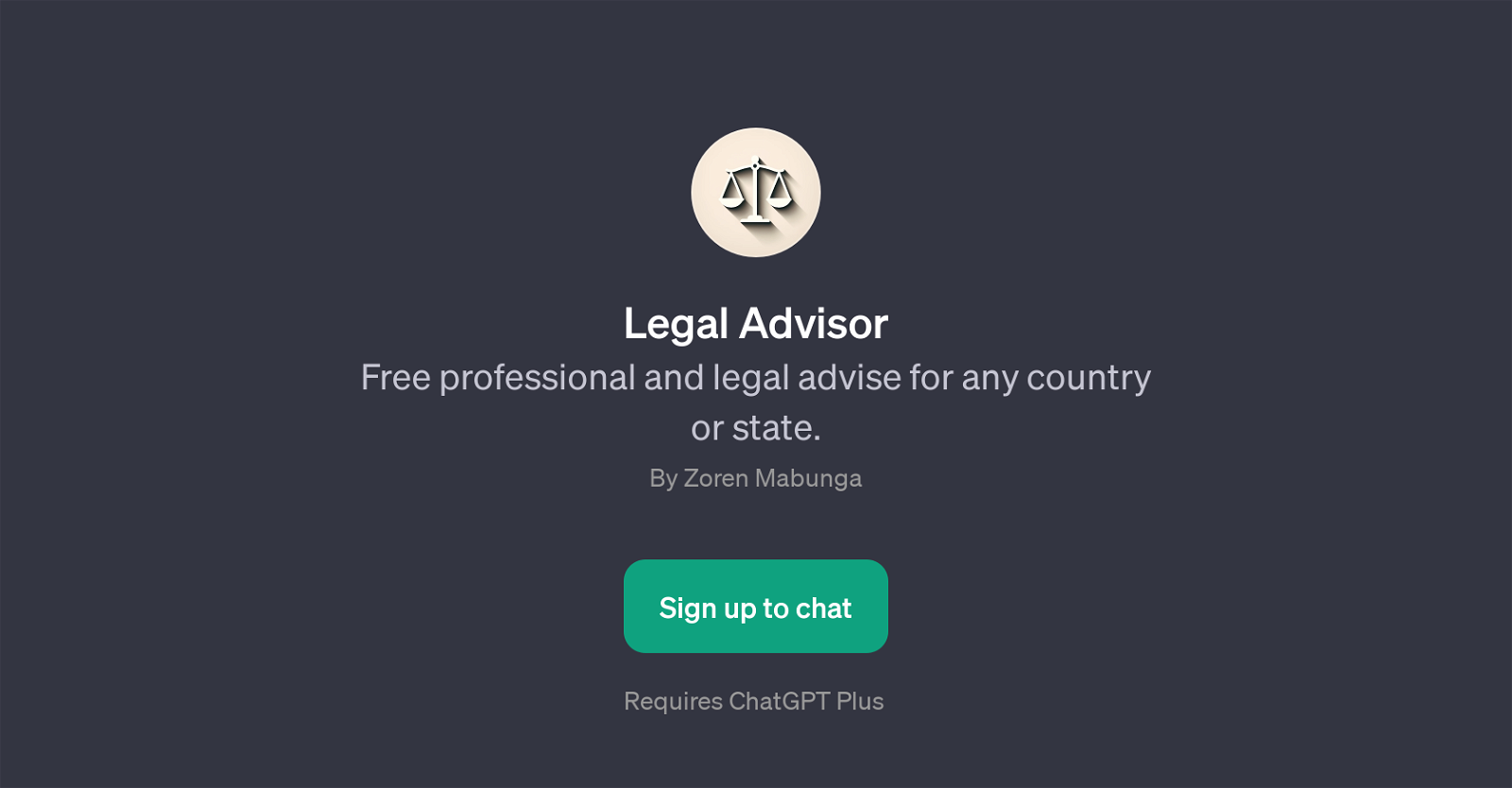 Legal Advisor website