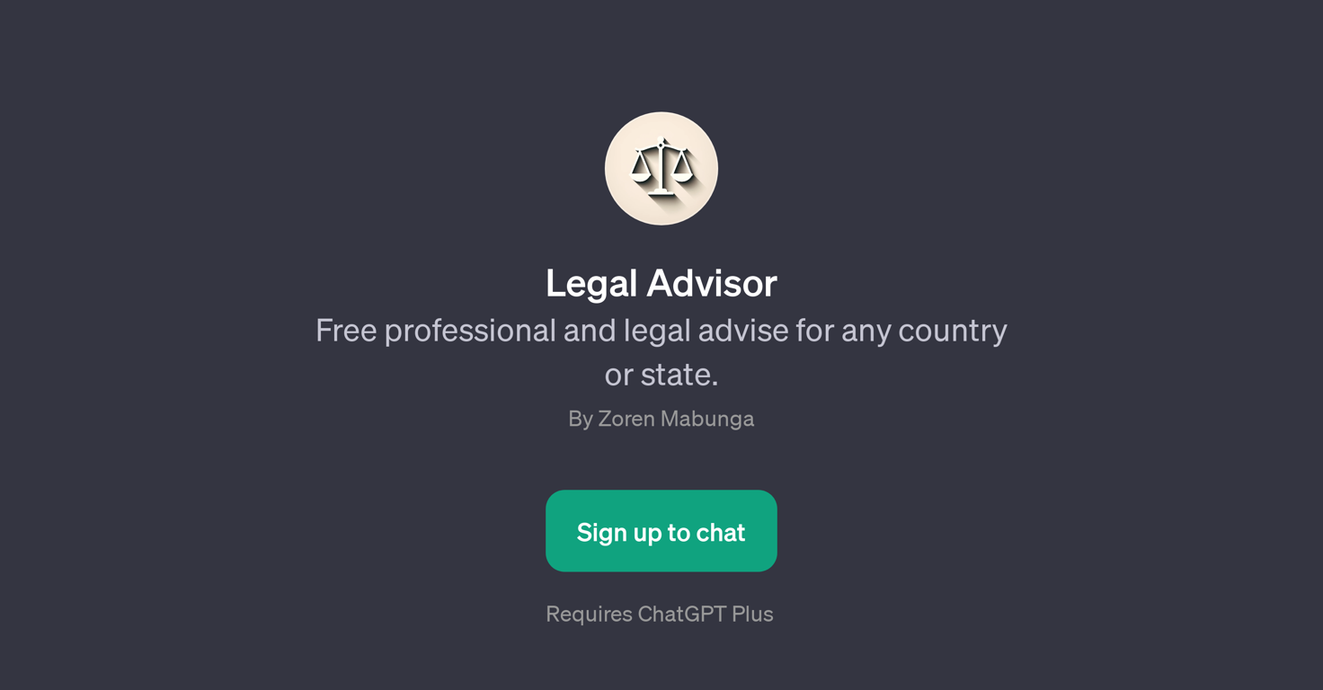 Legal Advisor website