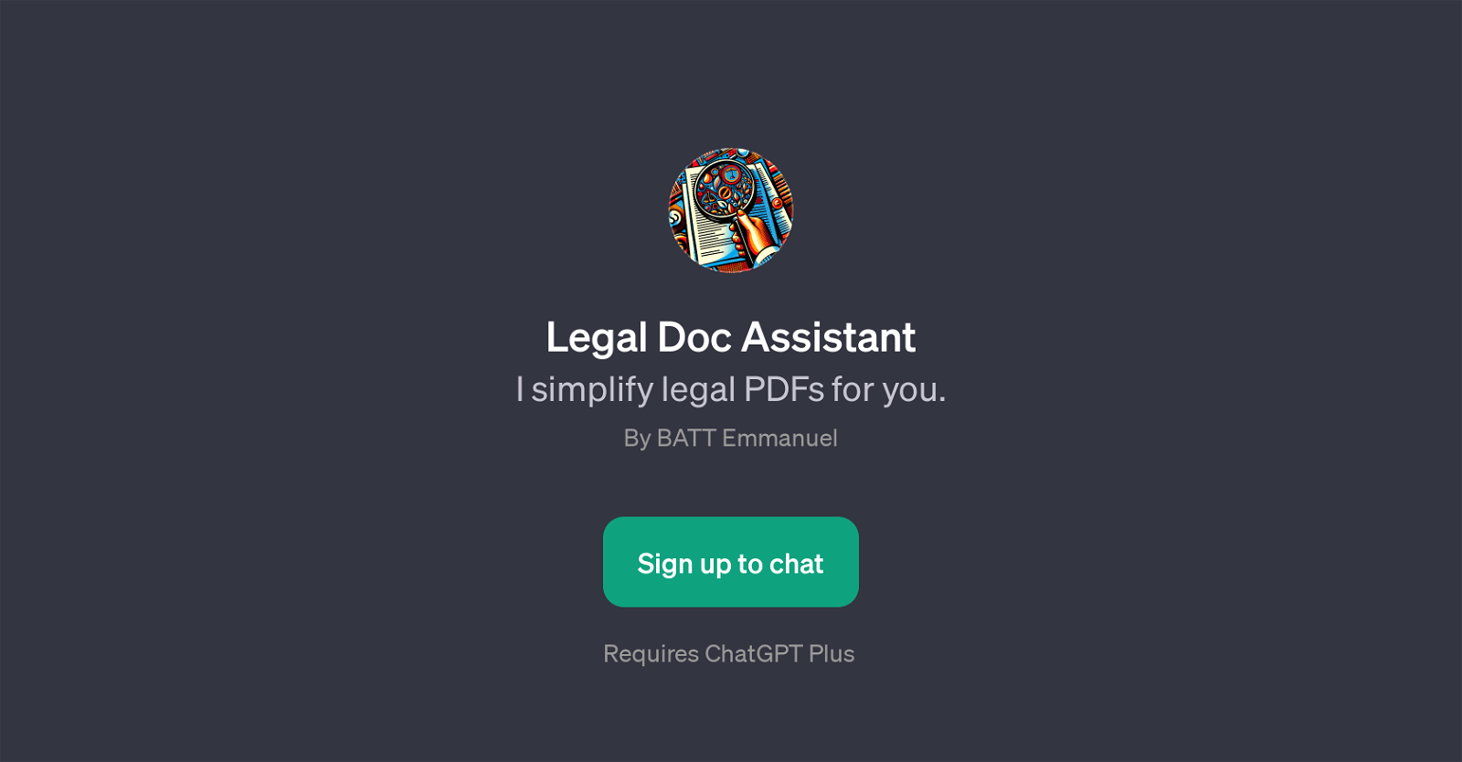 Legal Doc Assistant website