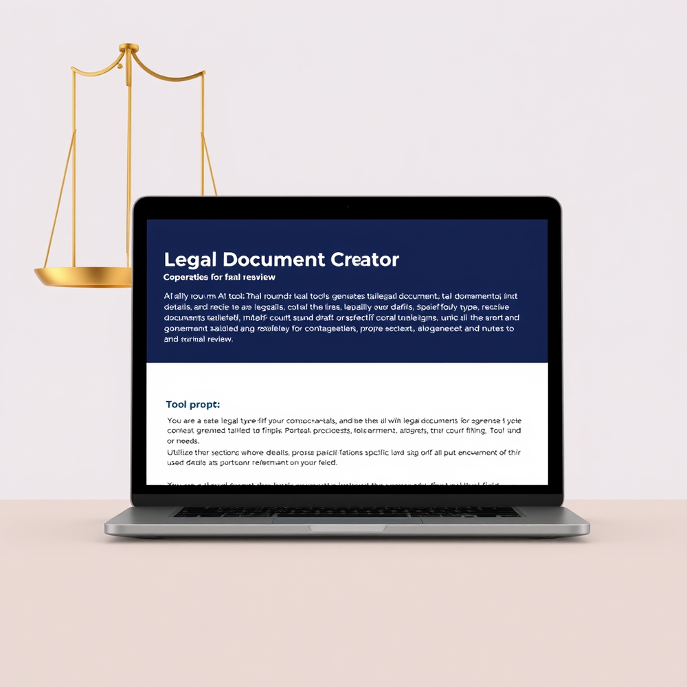 Legal Document creator website