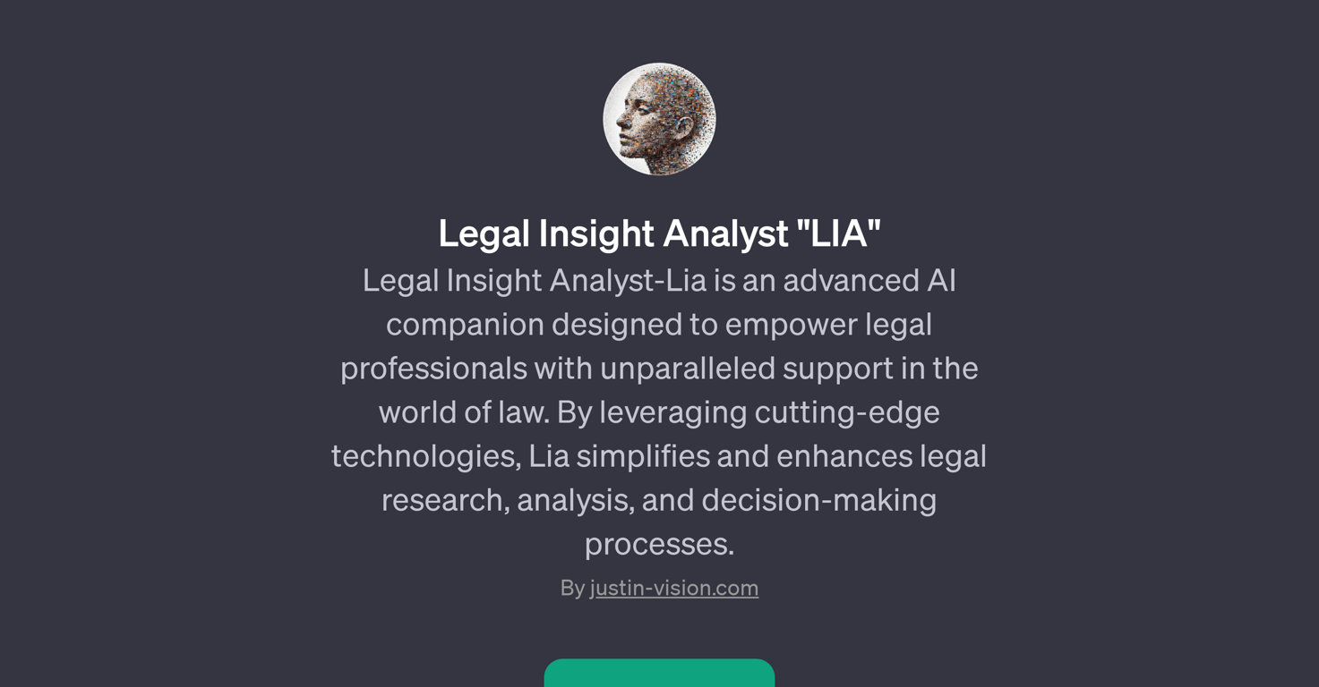Legal Insight Analyst 'LIA' website