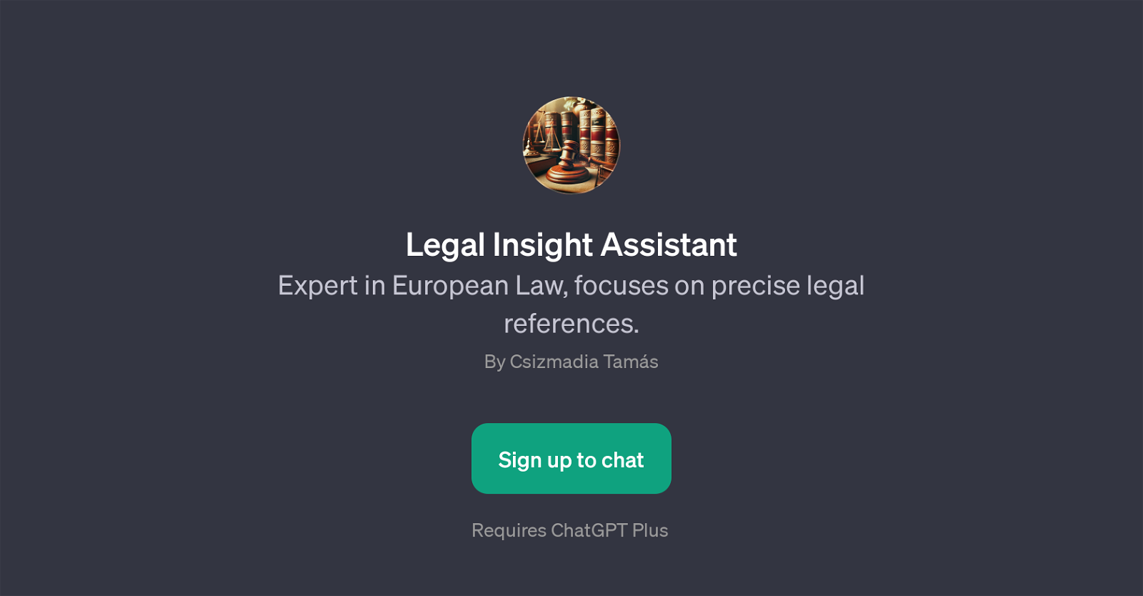 Legal Insight Assistant website