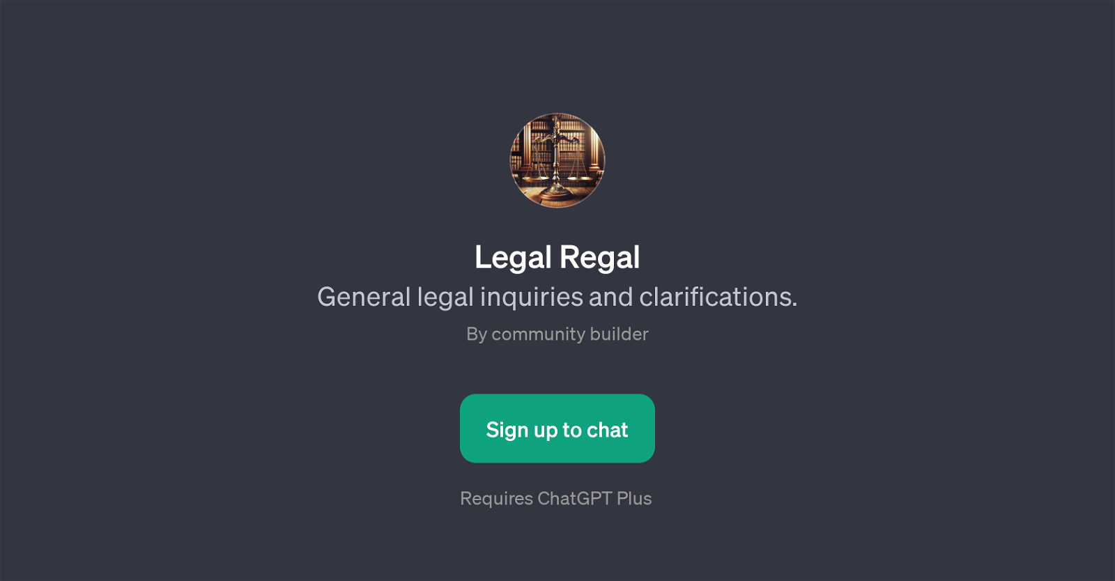 Legal Regal website
