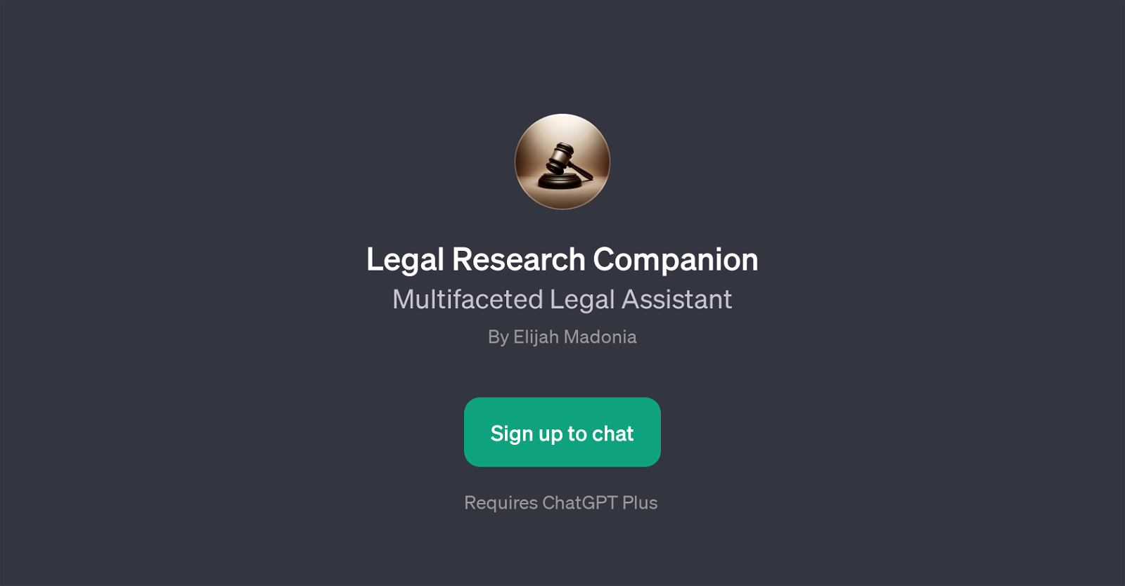 Legal Research Companion website