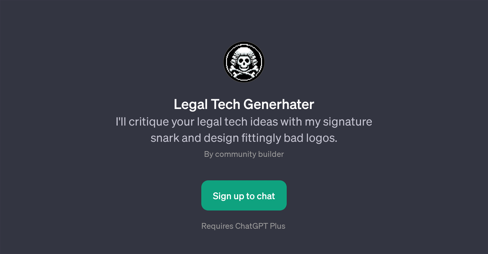 Legal Tech Generhater website